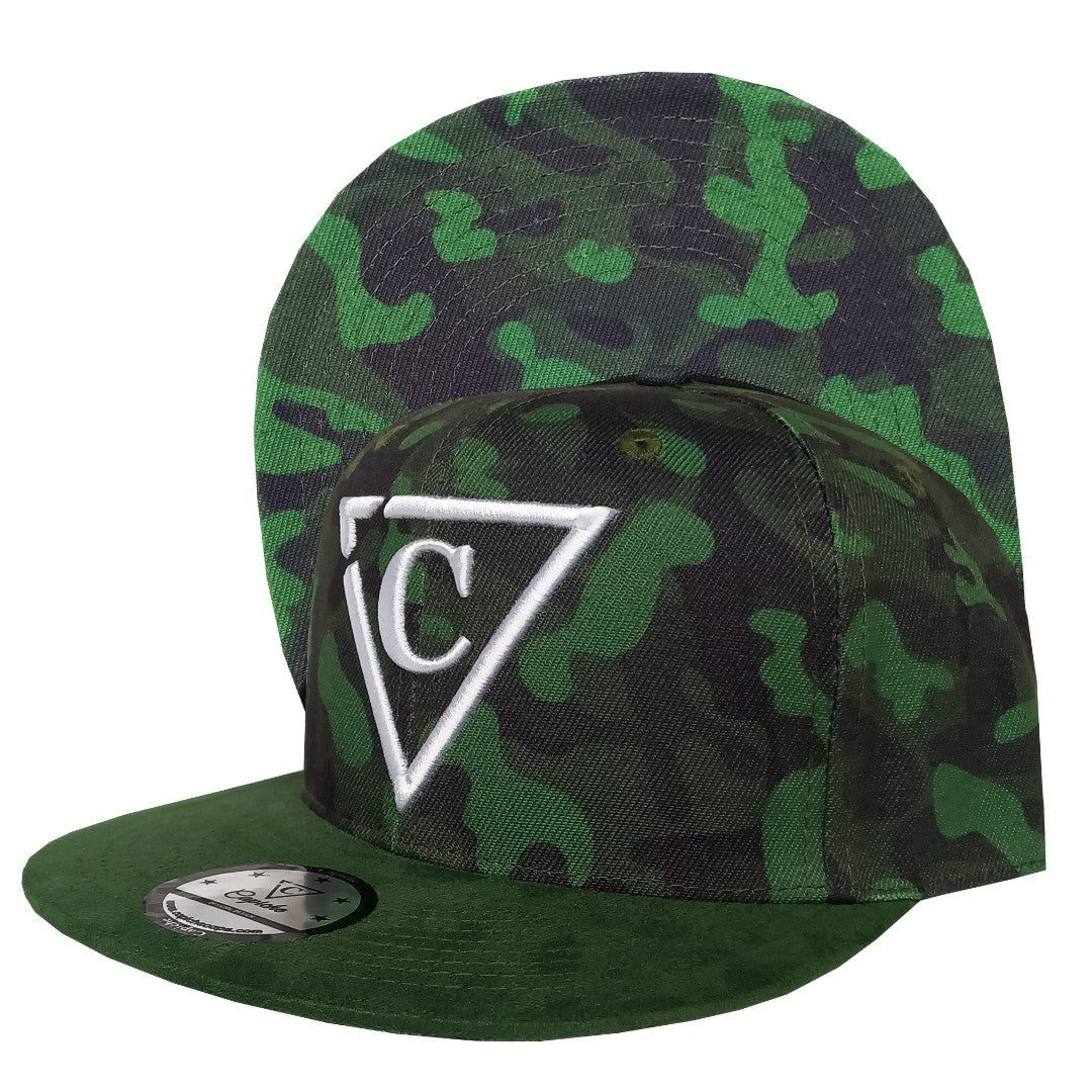 Pro DNA Weatherproof Snapback Hat - Green Camo
